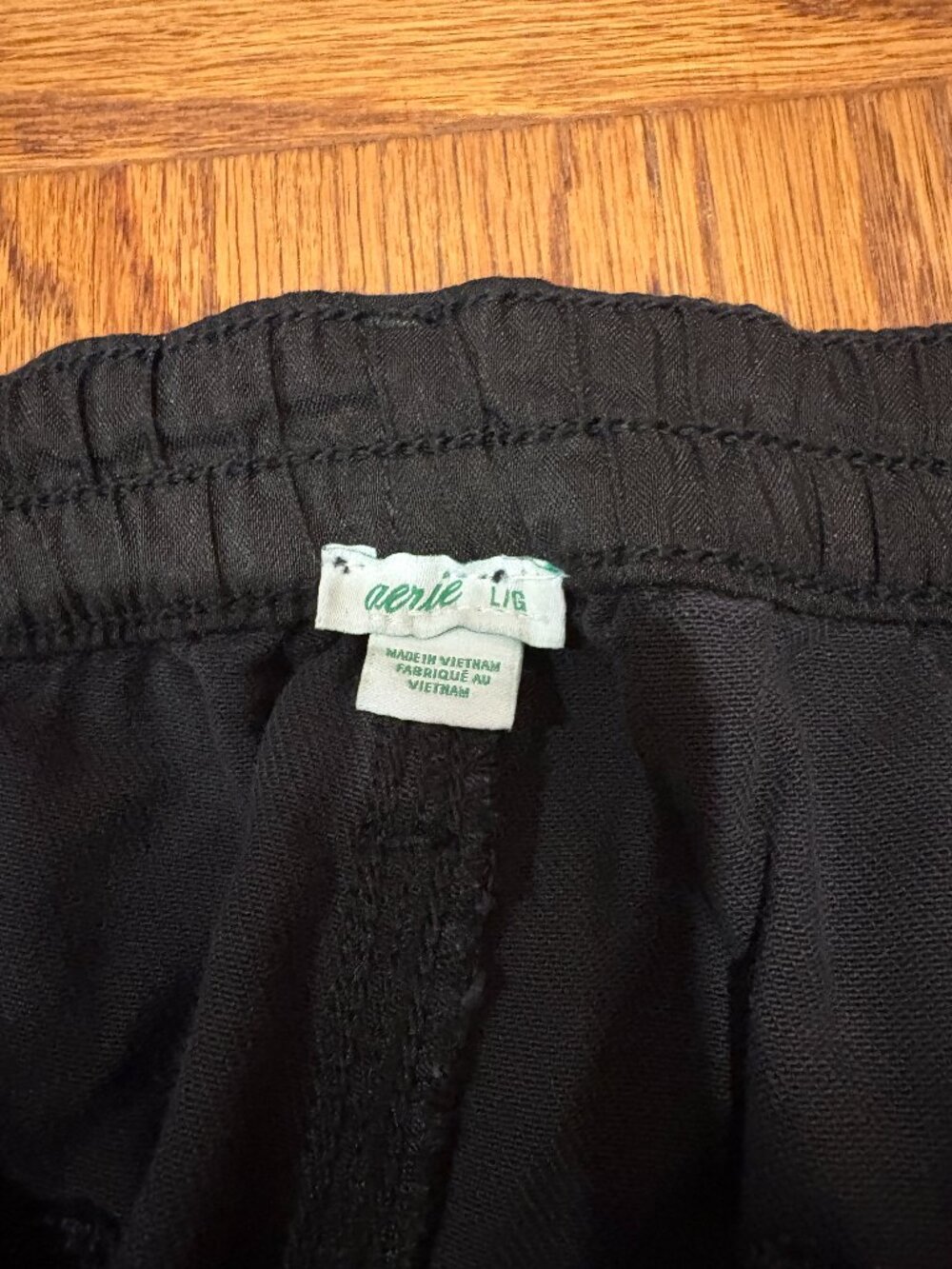 Aerie Daydream Denim Short Women's Black Large - Picture 3 of 4